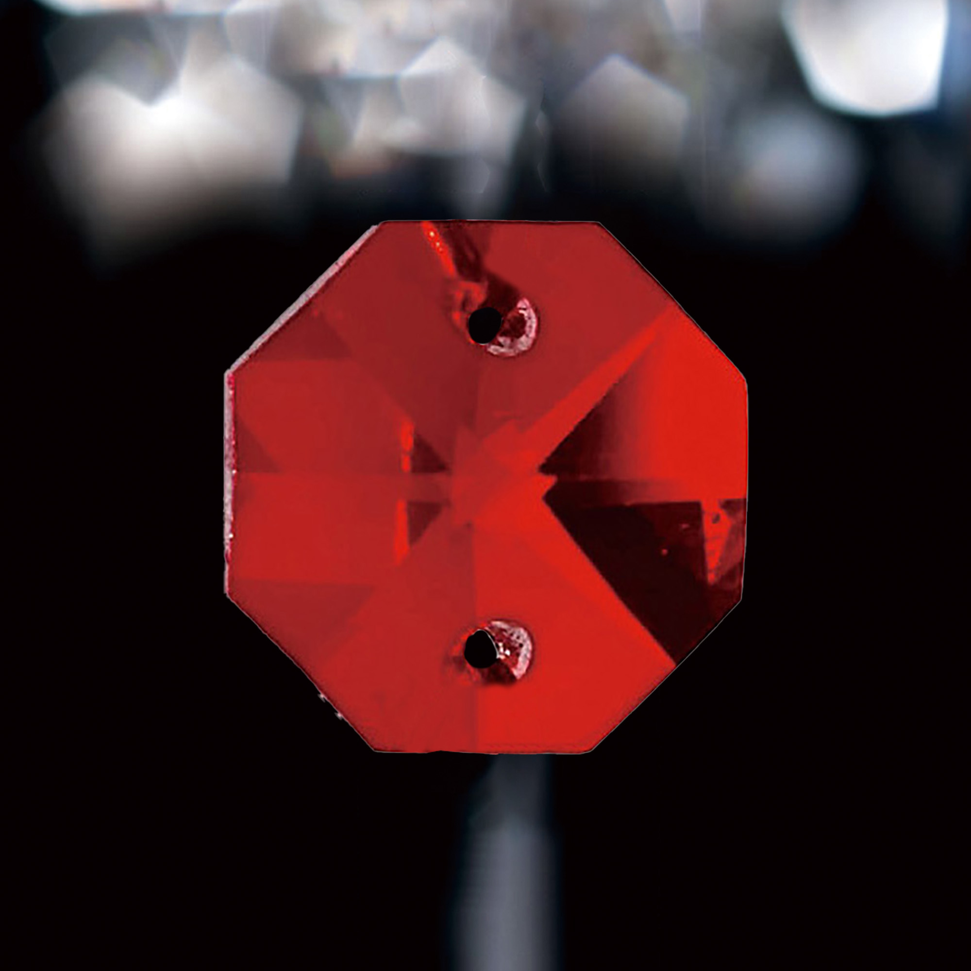 C50005  Crystal Octagon Without Ring 14mm